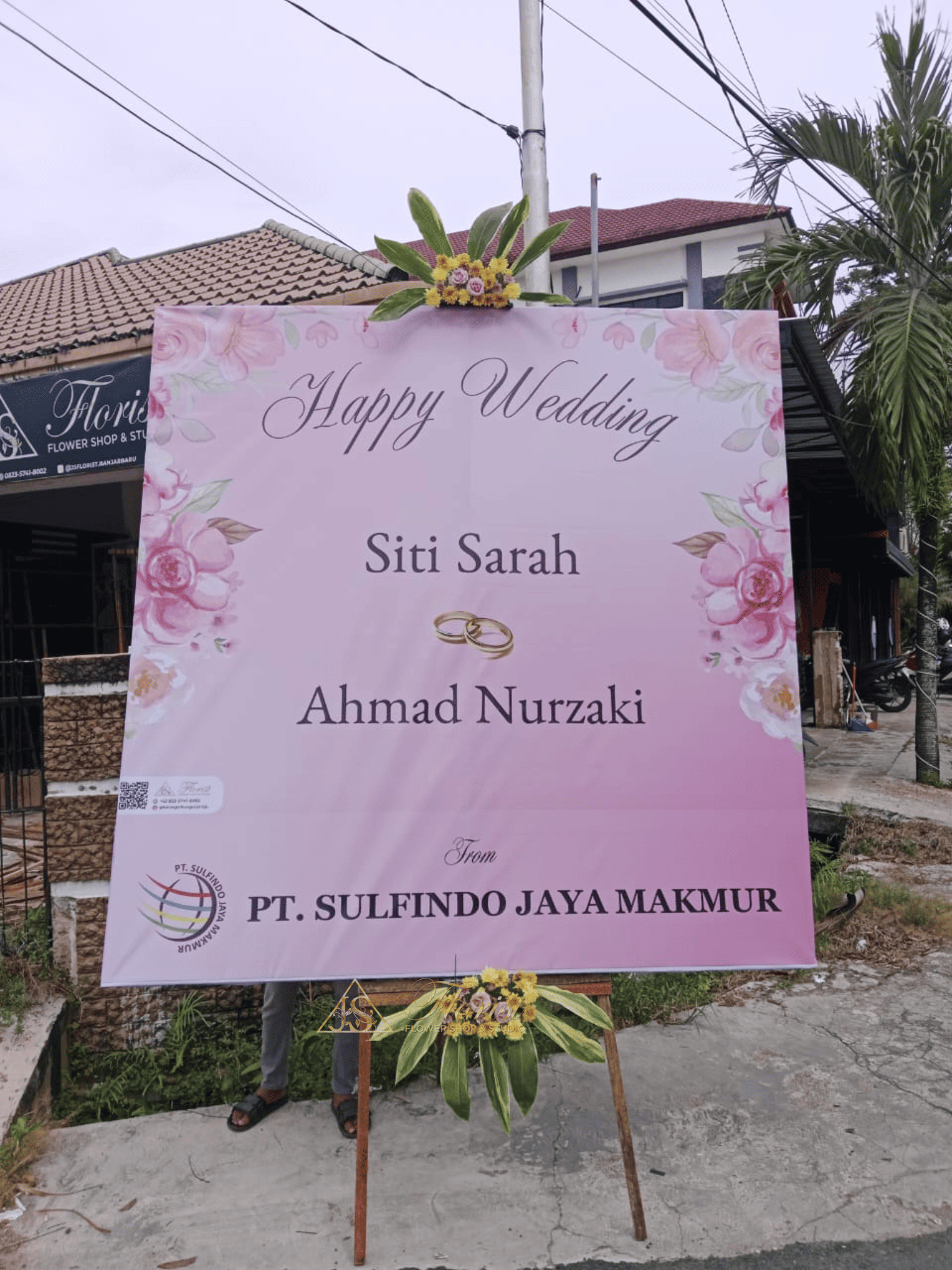 Bunga Papan Printing 2 x 2