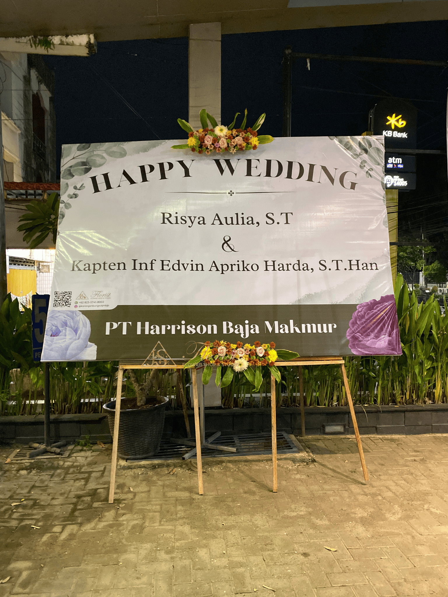 Bunga Papan Printing 2 x 3